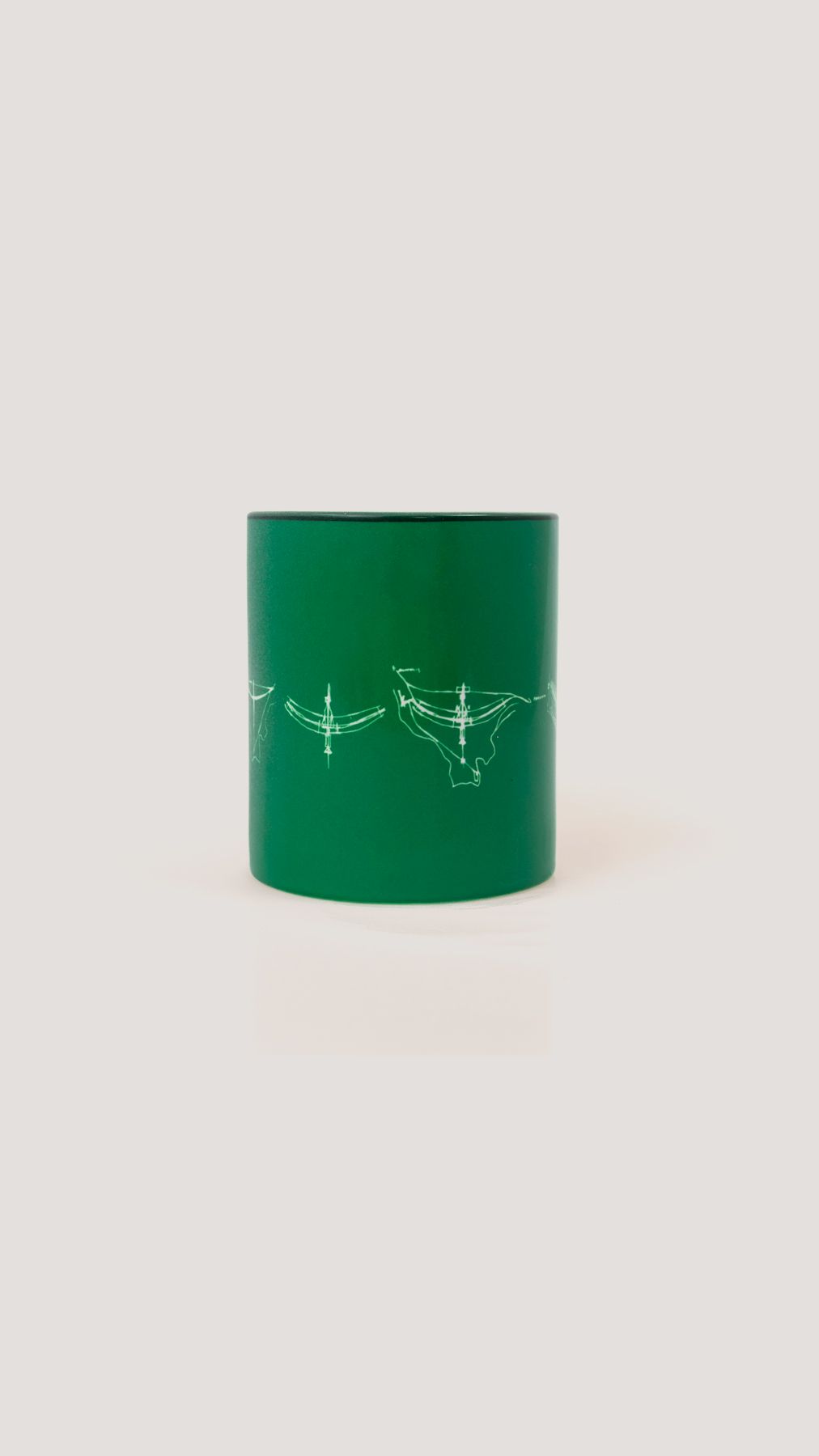 CANECA CROQUIS BRASILIA VERDE