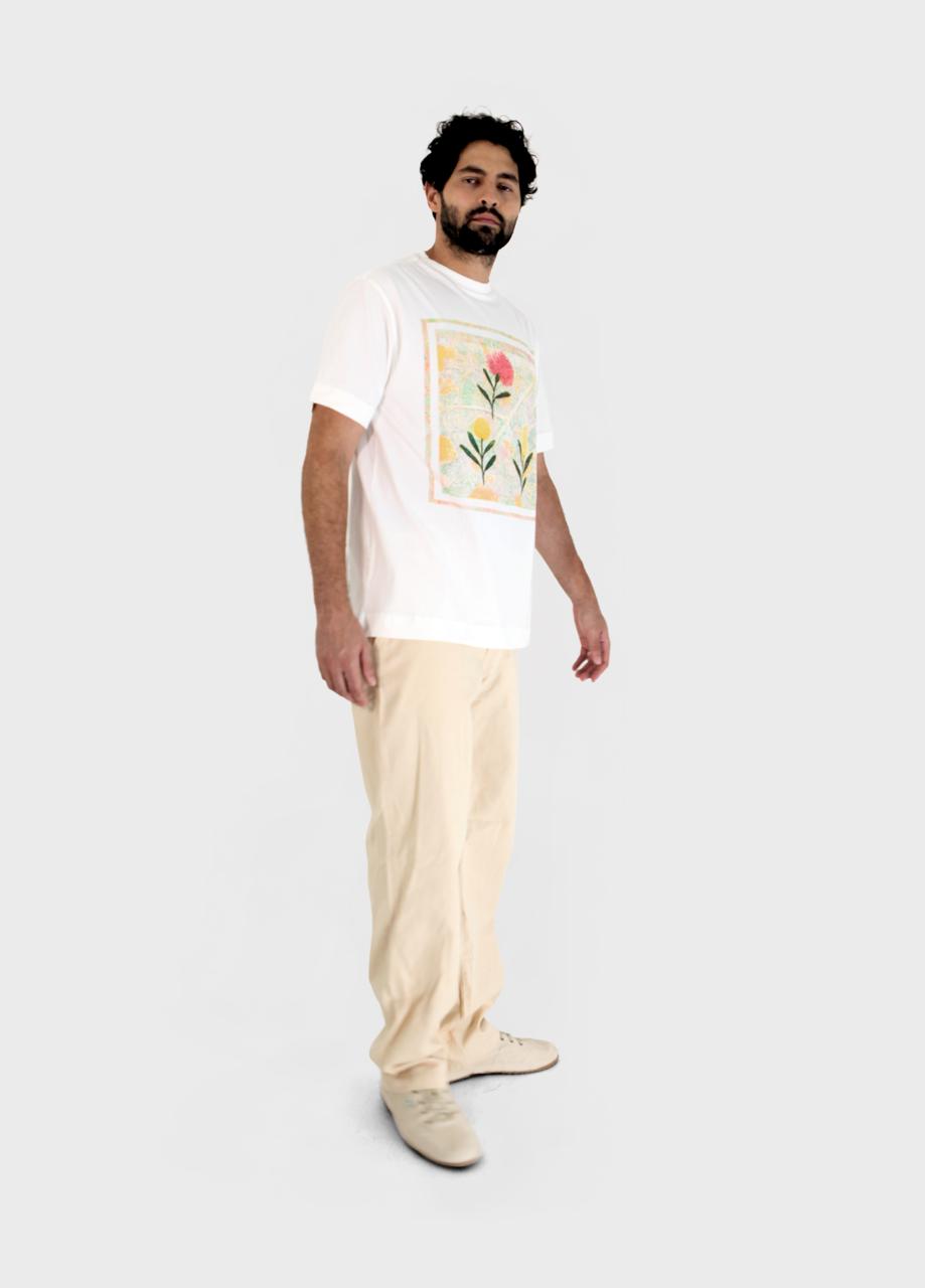 Camiseta Tradicional Algodão Bordado Unissex – vista verdurão