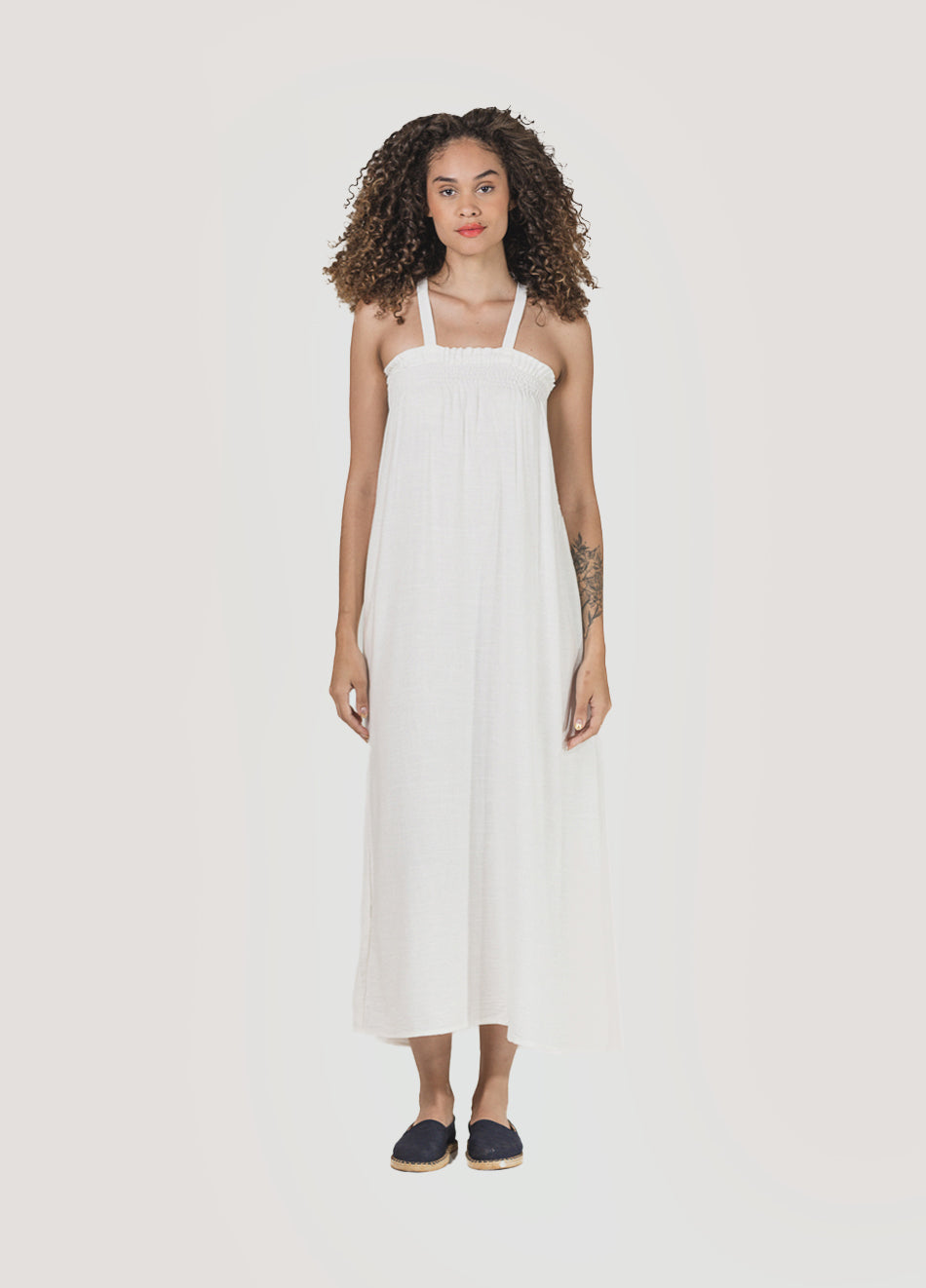 Vestido Longo Viscolinho