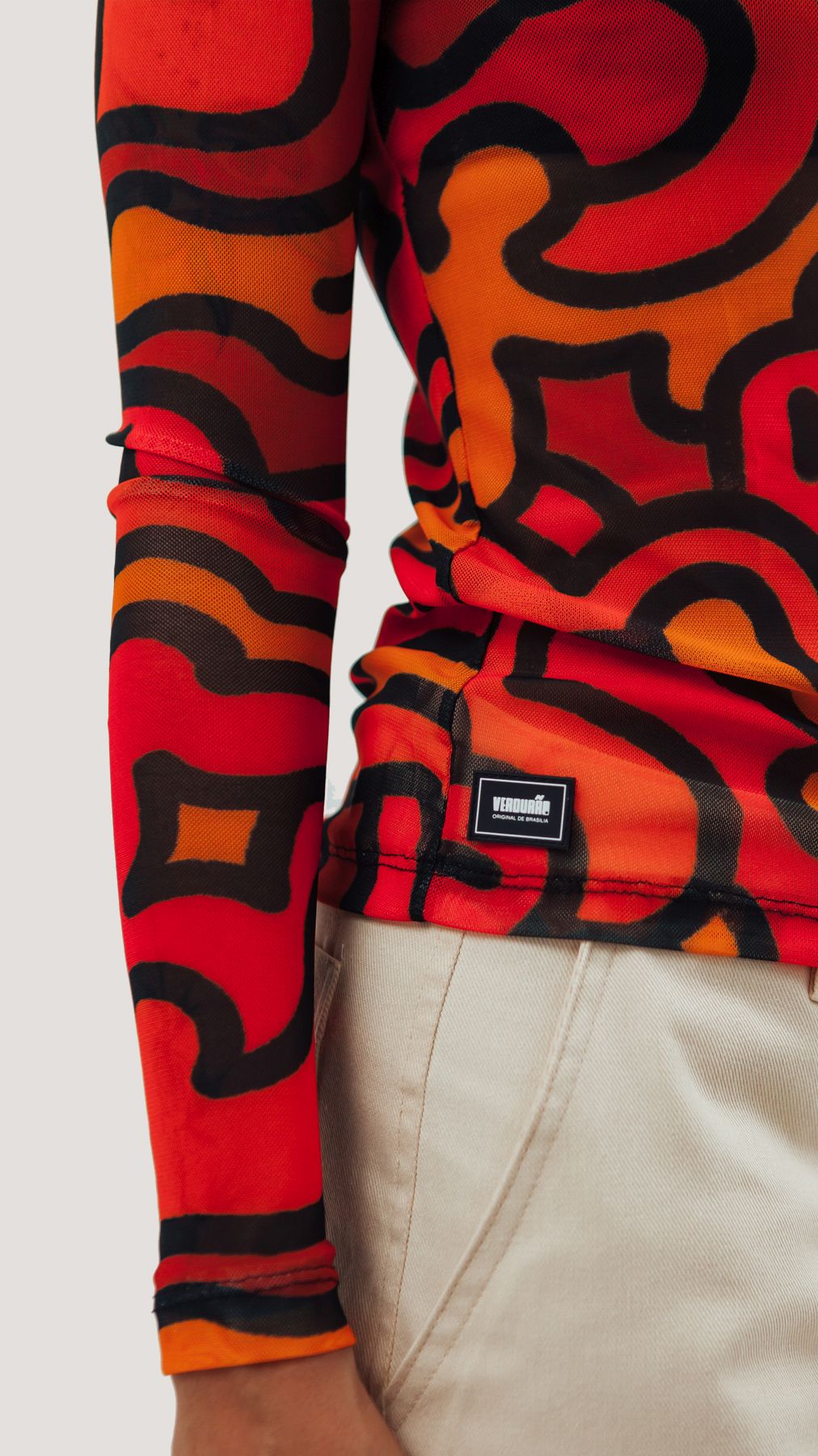 BLUSA MANGA LONGA DOODLE TERRA | GURULINO