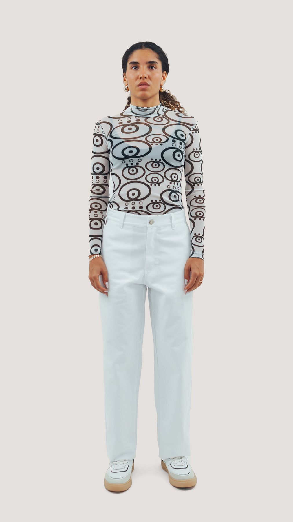 BLUSA MANGA LONGA OLHO | GURULINO