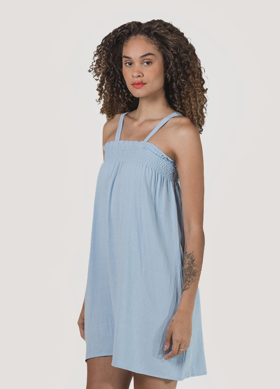 Vestido Curto Viscolinho