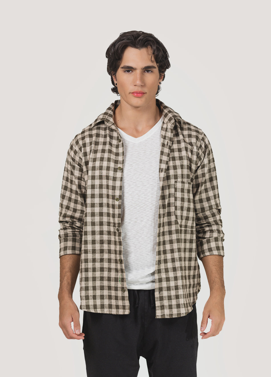 CAMISA MANGA LONGA XADREZ