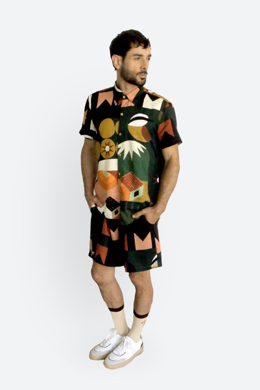 SHORTS MASCULINO - MORADA