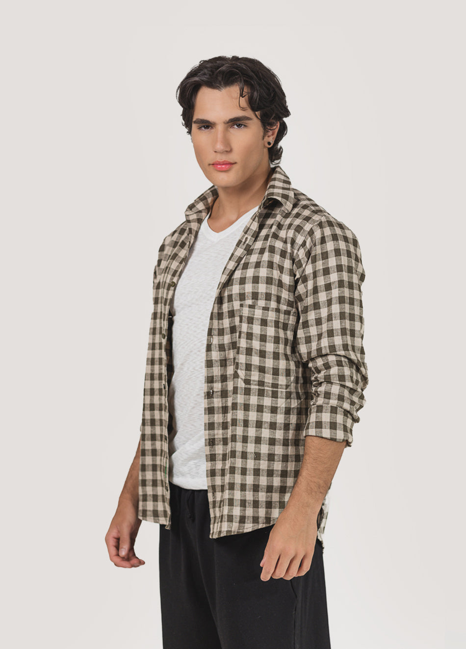 CAMISA MANGA LONGA XADREZ