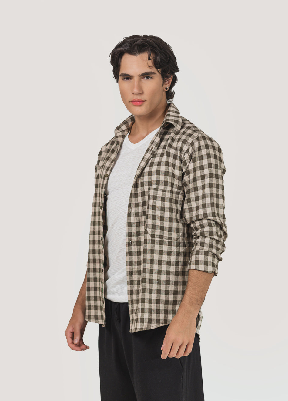 CAMISA MANGA LONGA XADREZ