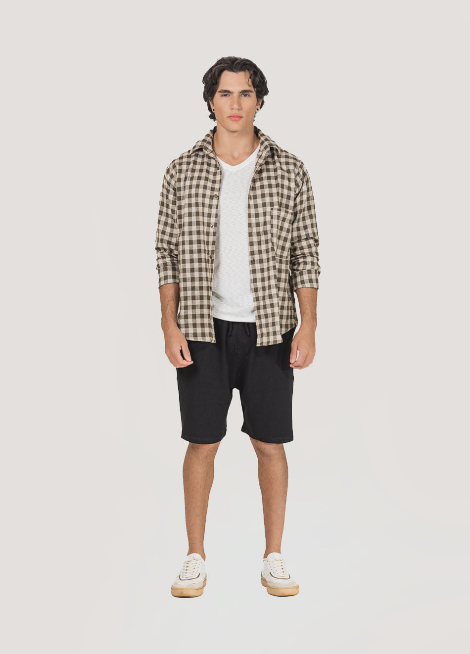 CAMISA MANGA LONGA XADREZ