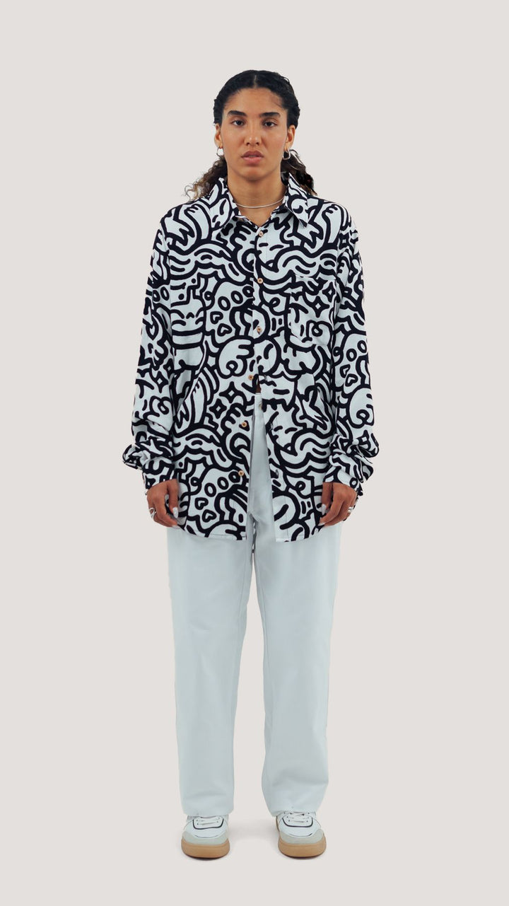 CAMISA MANGA LONGA DOODLE PEB | GURULINO
