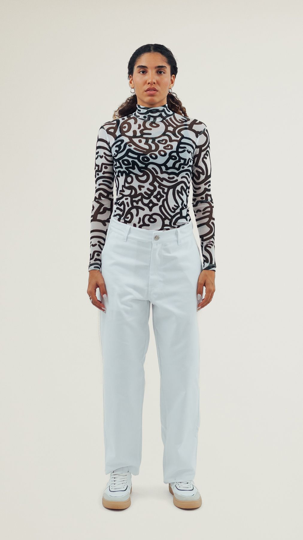 BLUSA MANGA LONGA DOODLE PEB | GURULINO