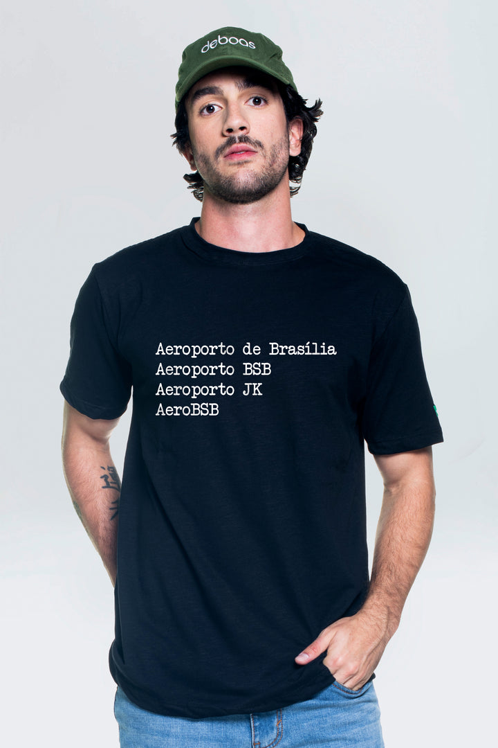 CAMISETA AEROPORTO DE BRASILIA
