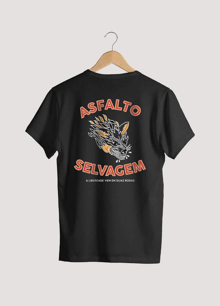 Camiseta Tradicional Algodão Asfalto Selvagem Unissex
