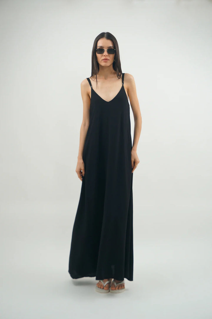 VESTIDO LONGO ALCINHA LISA