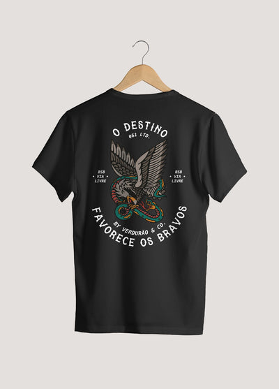 T-shirt Unisex -  Carcará Com Cobra