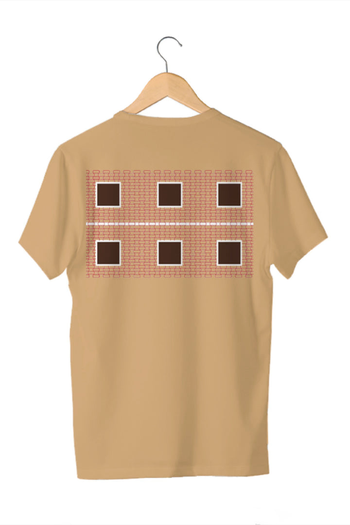 Camiseta Tradicional Algodão Cobogó Vermelho Unissex