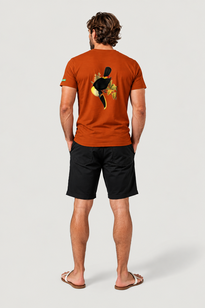 Camiseta Tradicional Algodão Tucano do Bico Preto Unissex