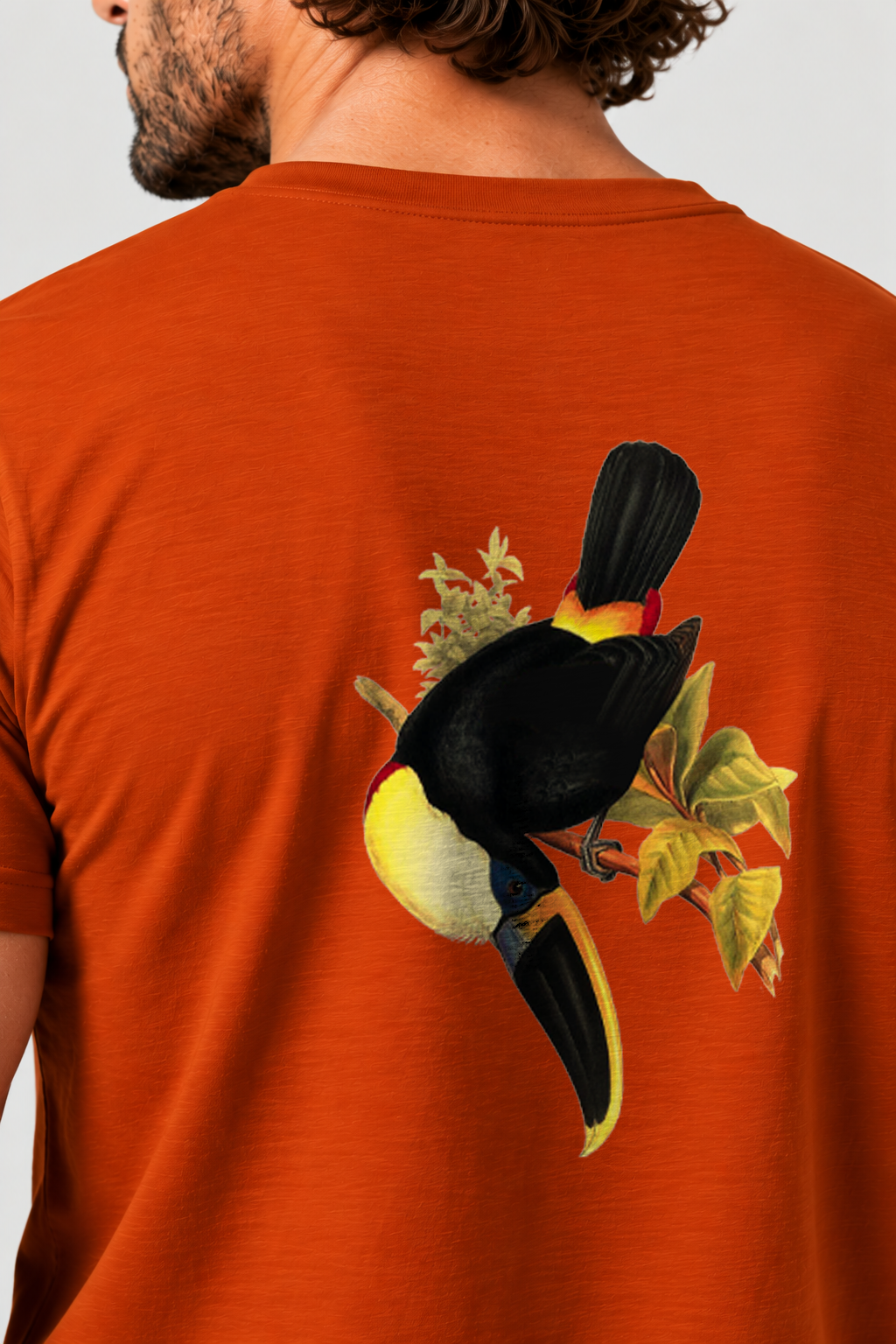 Camiseta Tradicional Algodão Tucano do Bico Preto Unissex