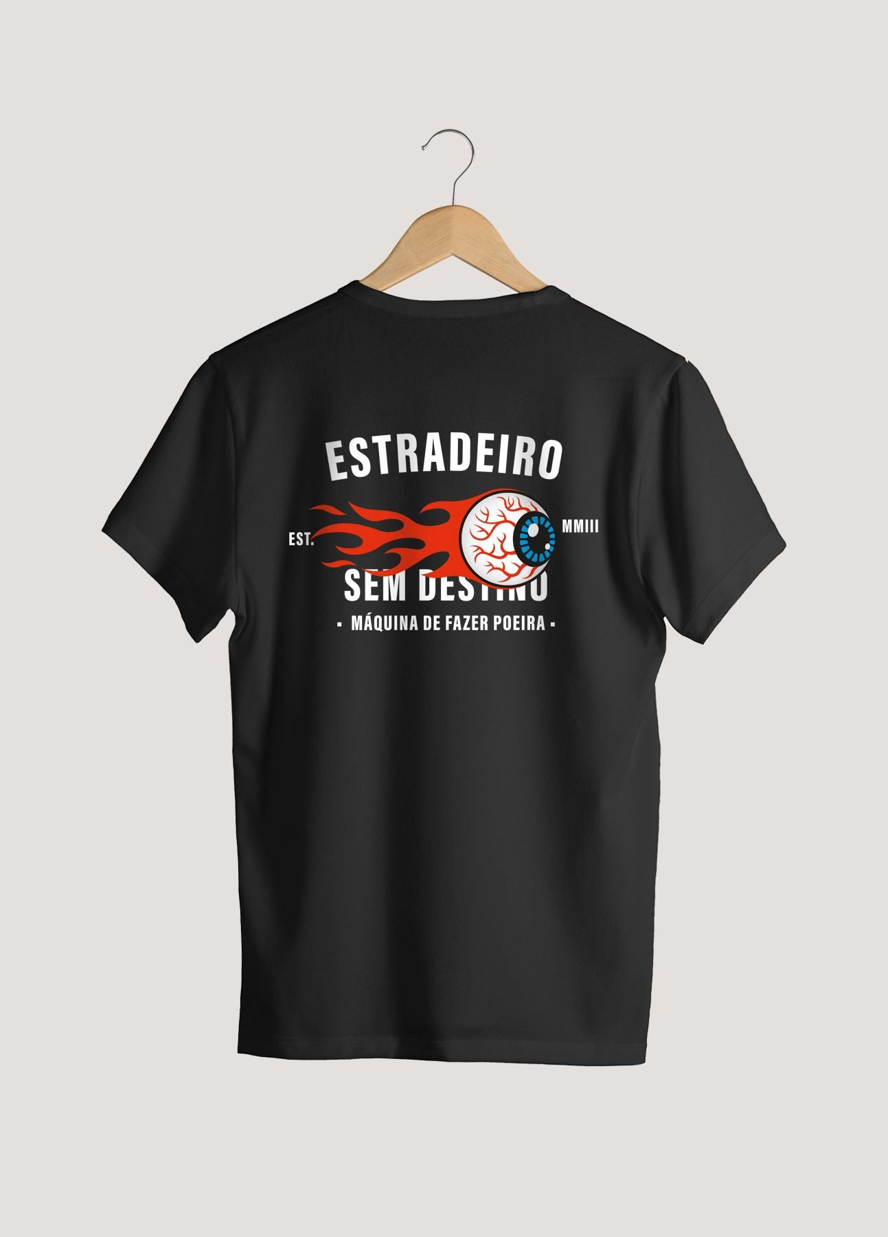 Camiseta Tradicional Algodão Olho e Fogo Unissex