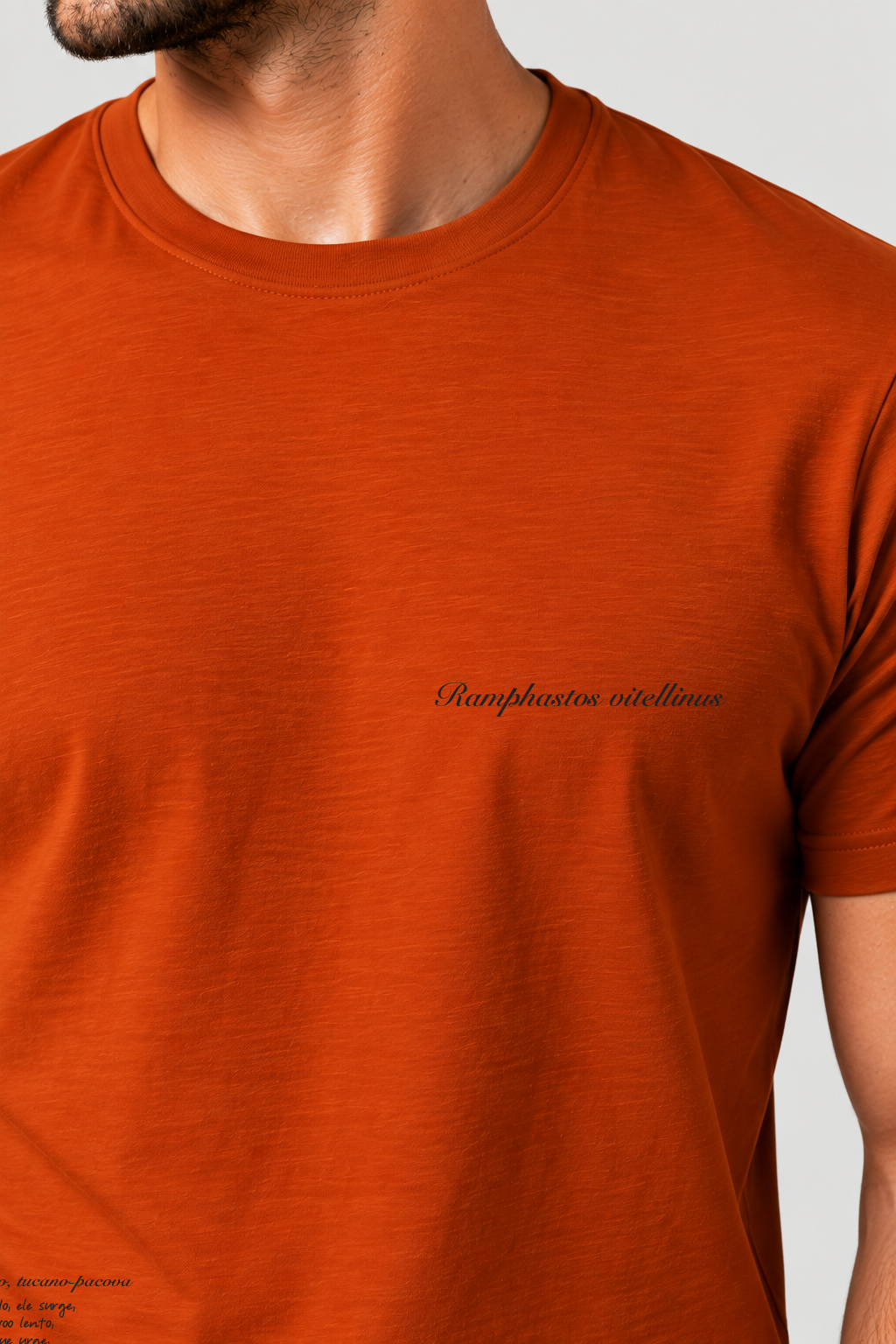 Camiseta Tradicional Algodão Tucano do Bico Preto Unissex