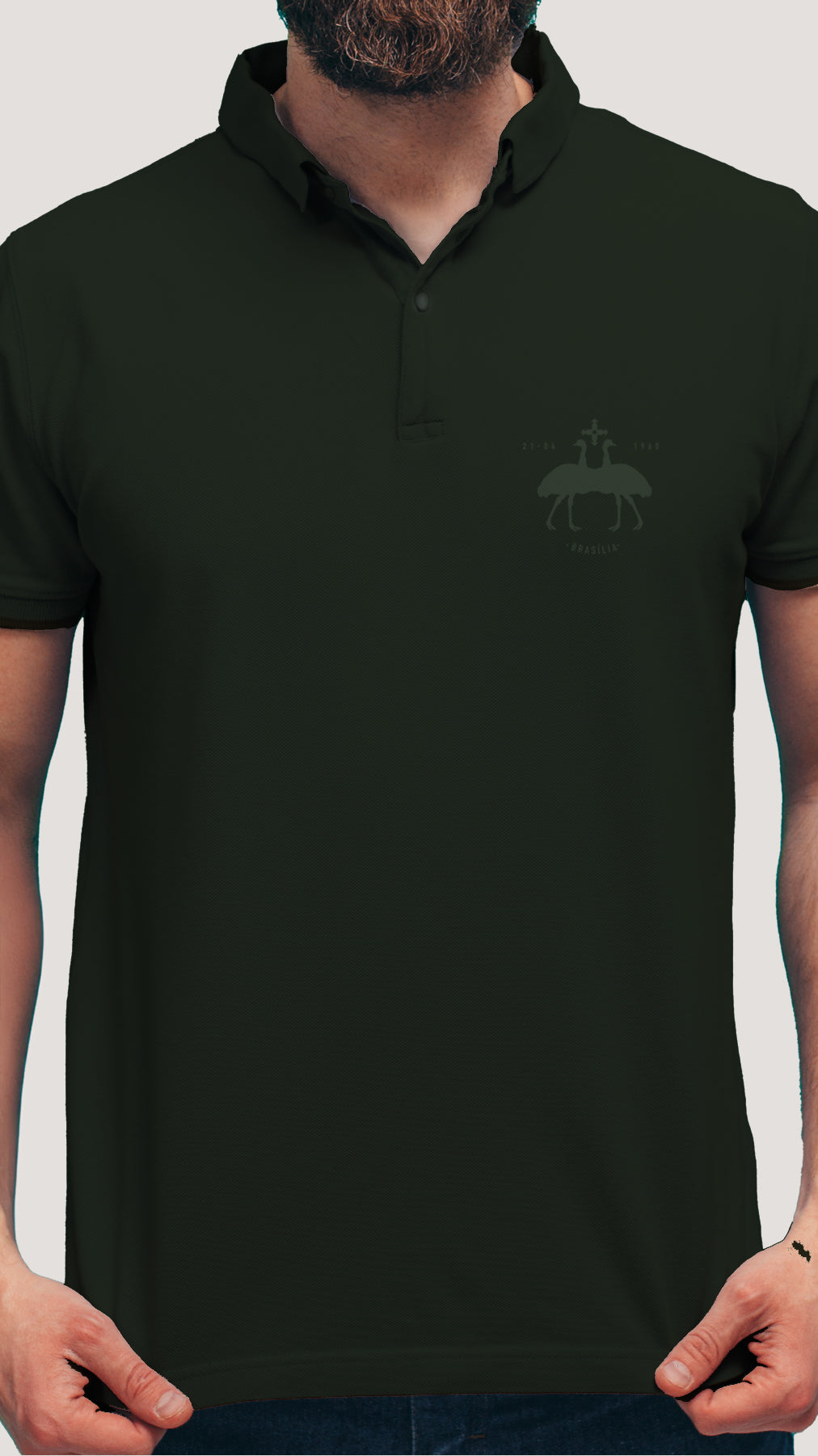CAMISETA POLO BRASAO EMAS