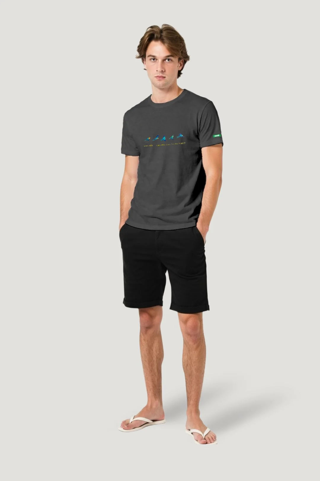 Camiseta Tradicional Algodão Arara em Linhas Unissex