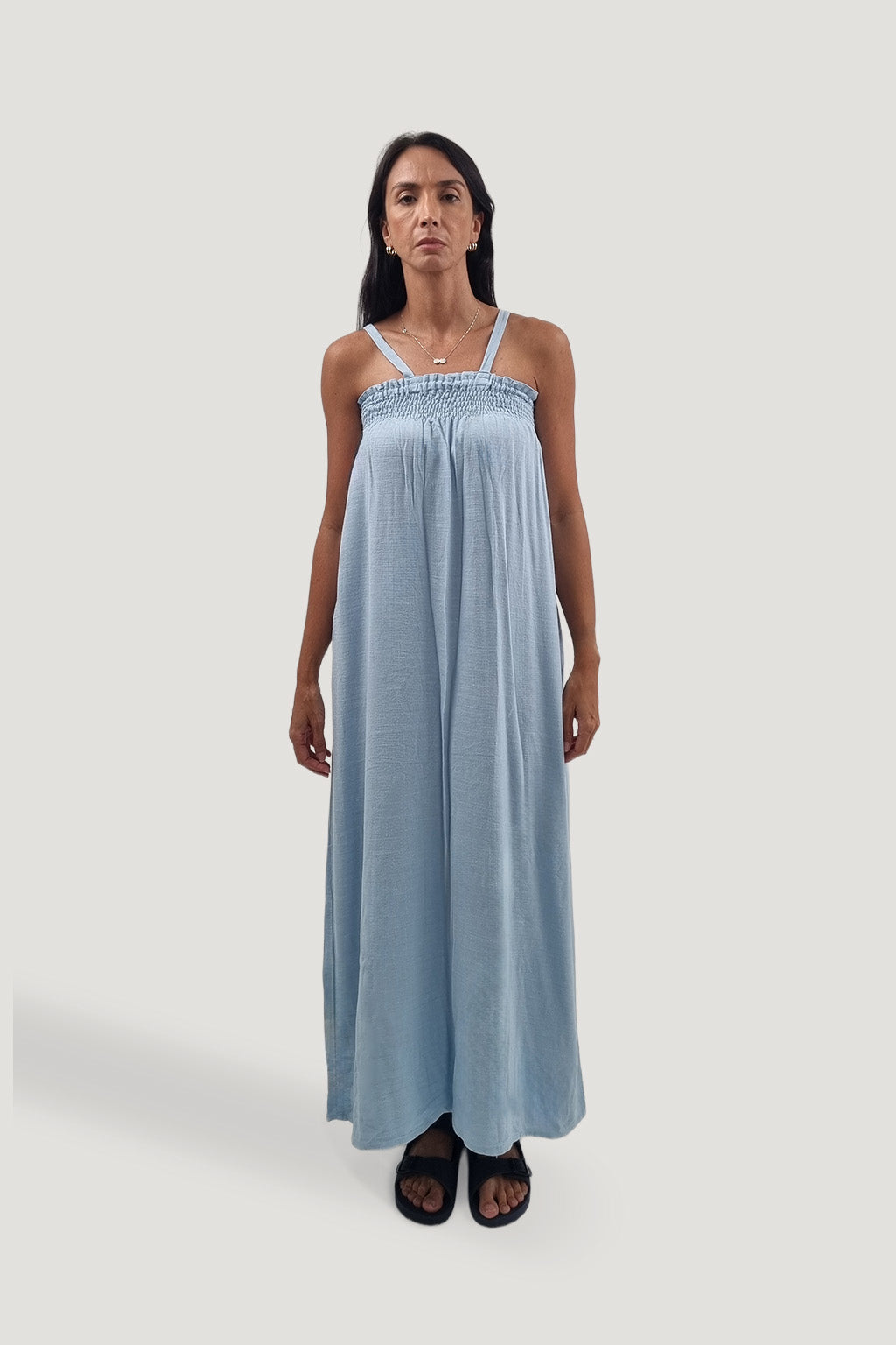 Vestido Longo Viscolinho