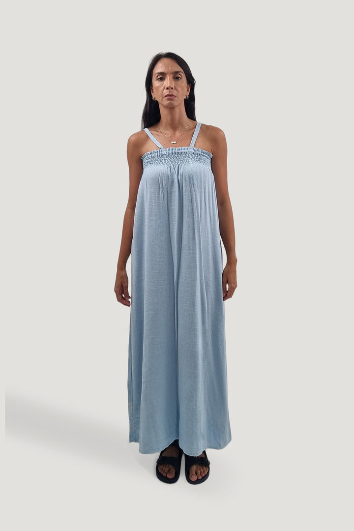 Vestido Longo Viscolinho