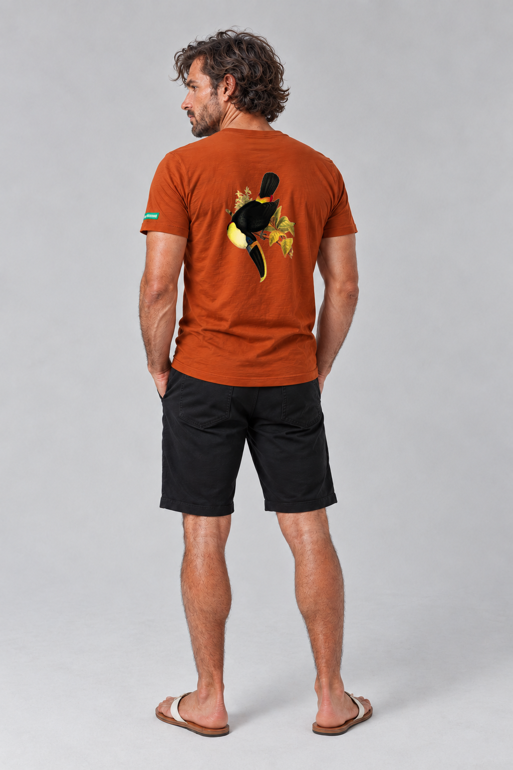 Camiseta Tradicional Algodão Tucano do Bico Preto Unissex