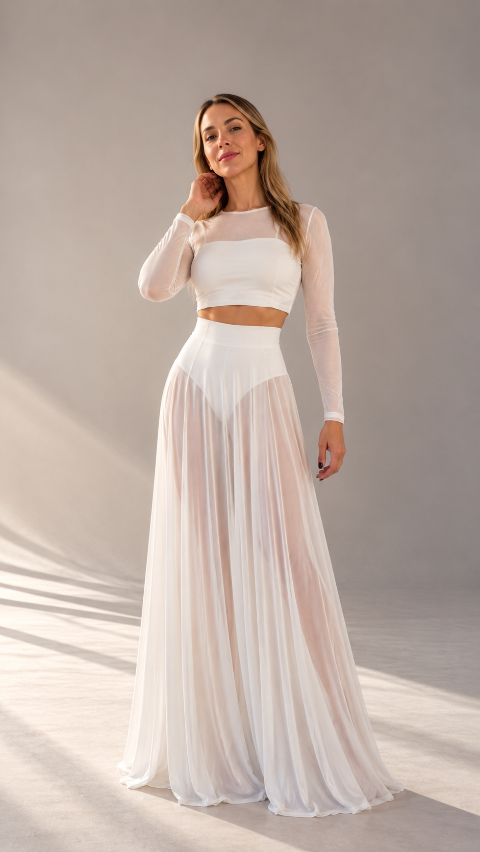 BLUSA MANGA LONGA LISA