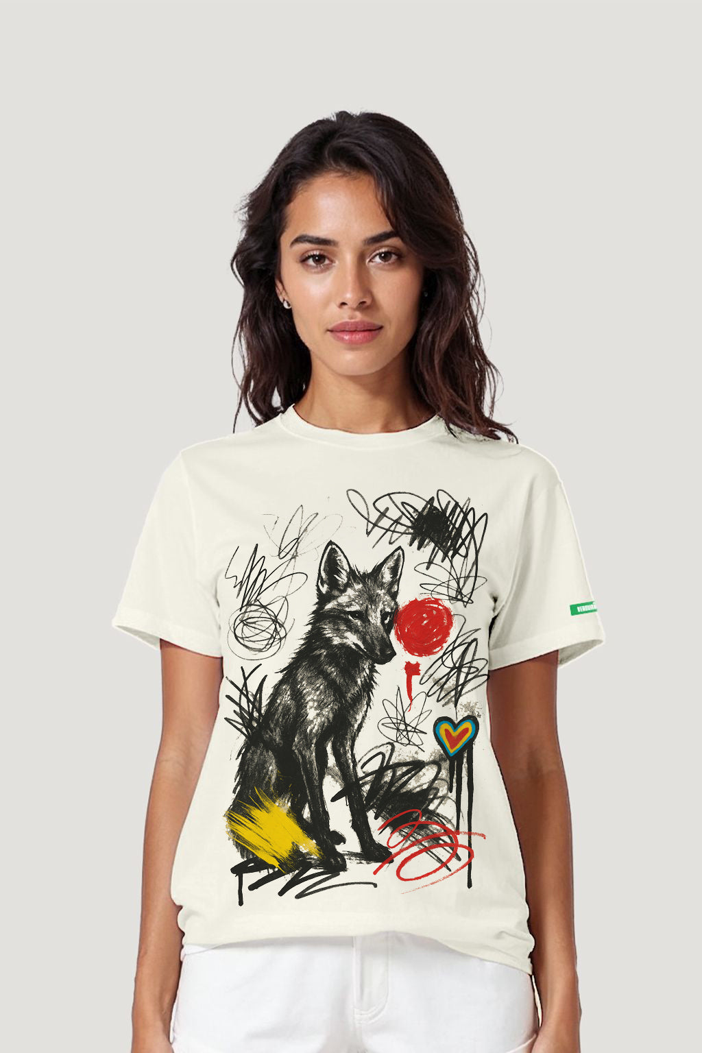 Camiseta Tradicional Algodão Lobo Lover Unissex