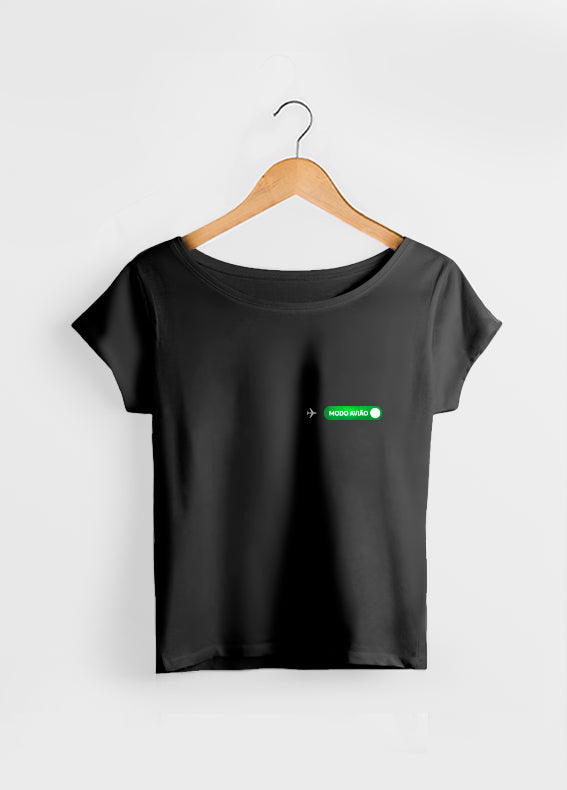 BABY LOOK MODO AVIAO