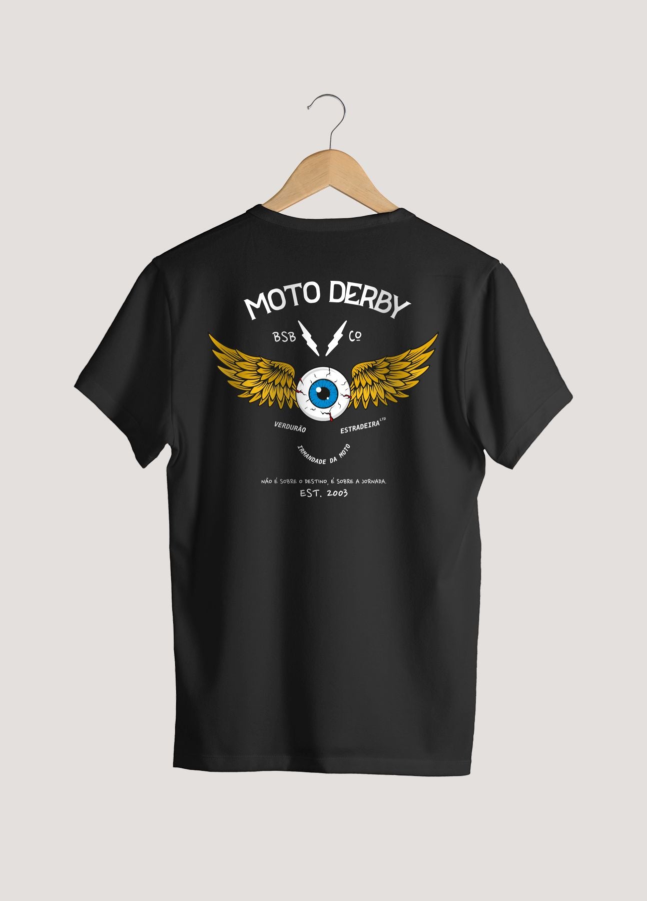 Camiseta Tradicional Algodão Moto Derby Unissex