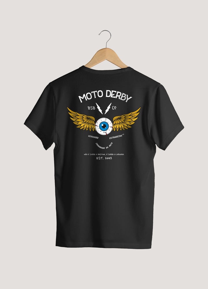 Camiseta Tradicional Algodão Moto Derby Unissex