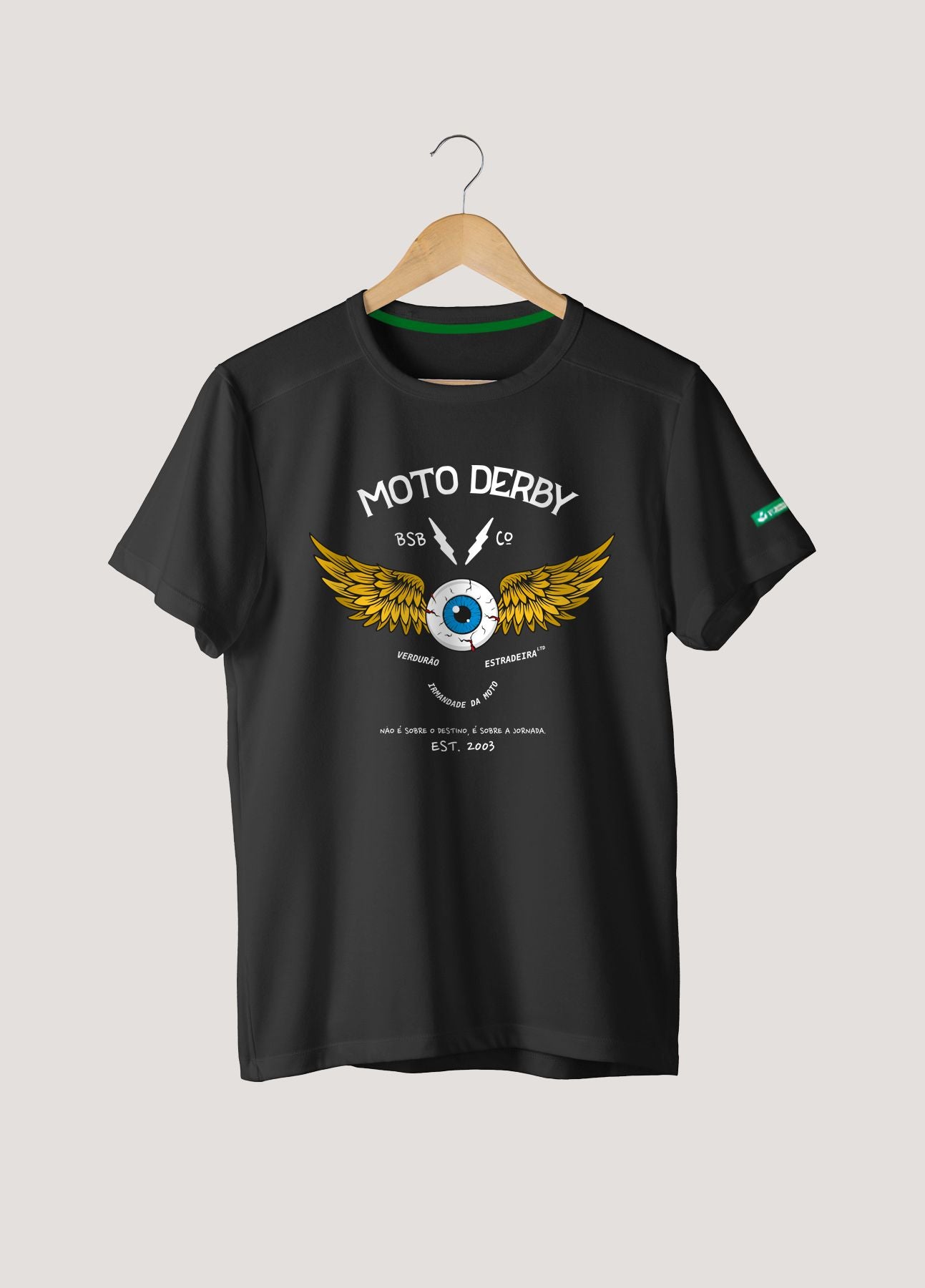 Camiseta Tradicional Algodão Moto Derby Unissex