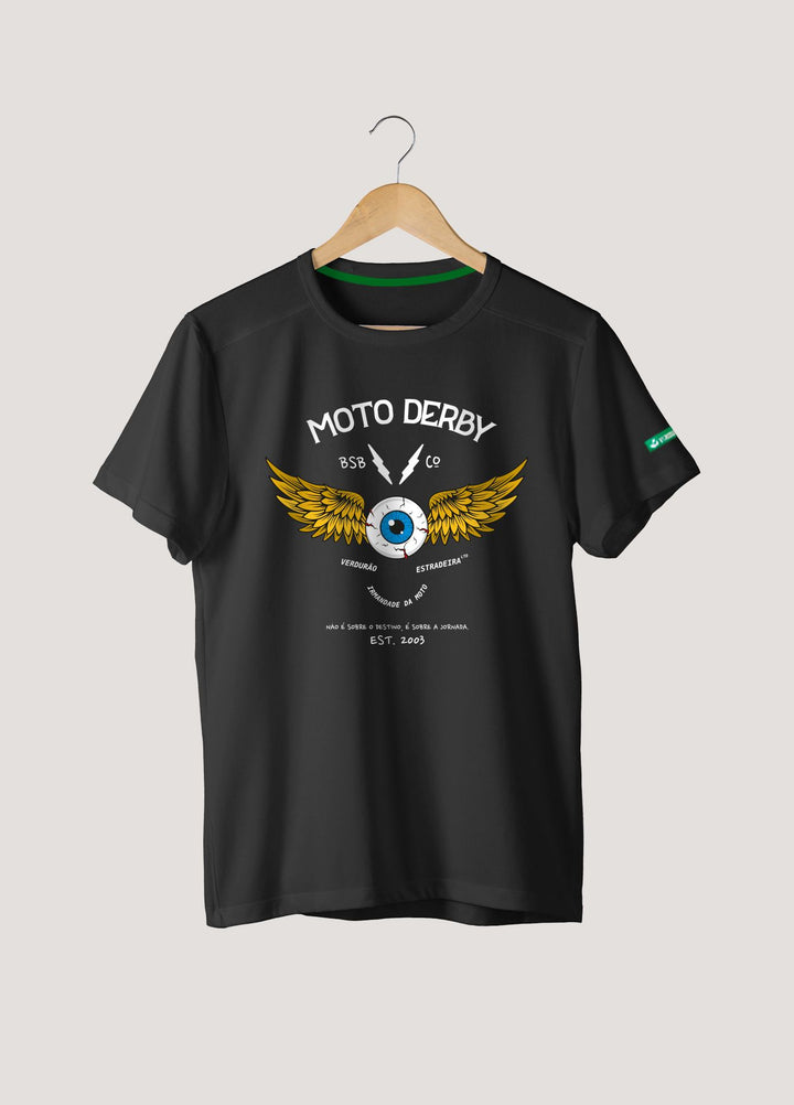 Camiseta Tradicional Algodão Moto Derby Unissex