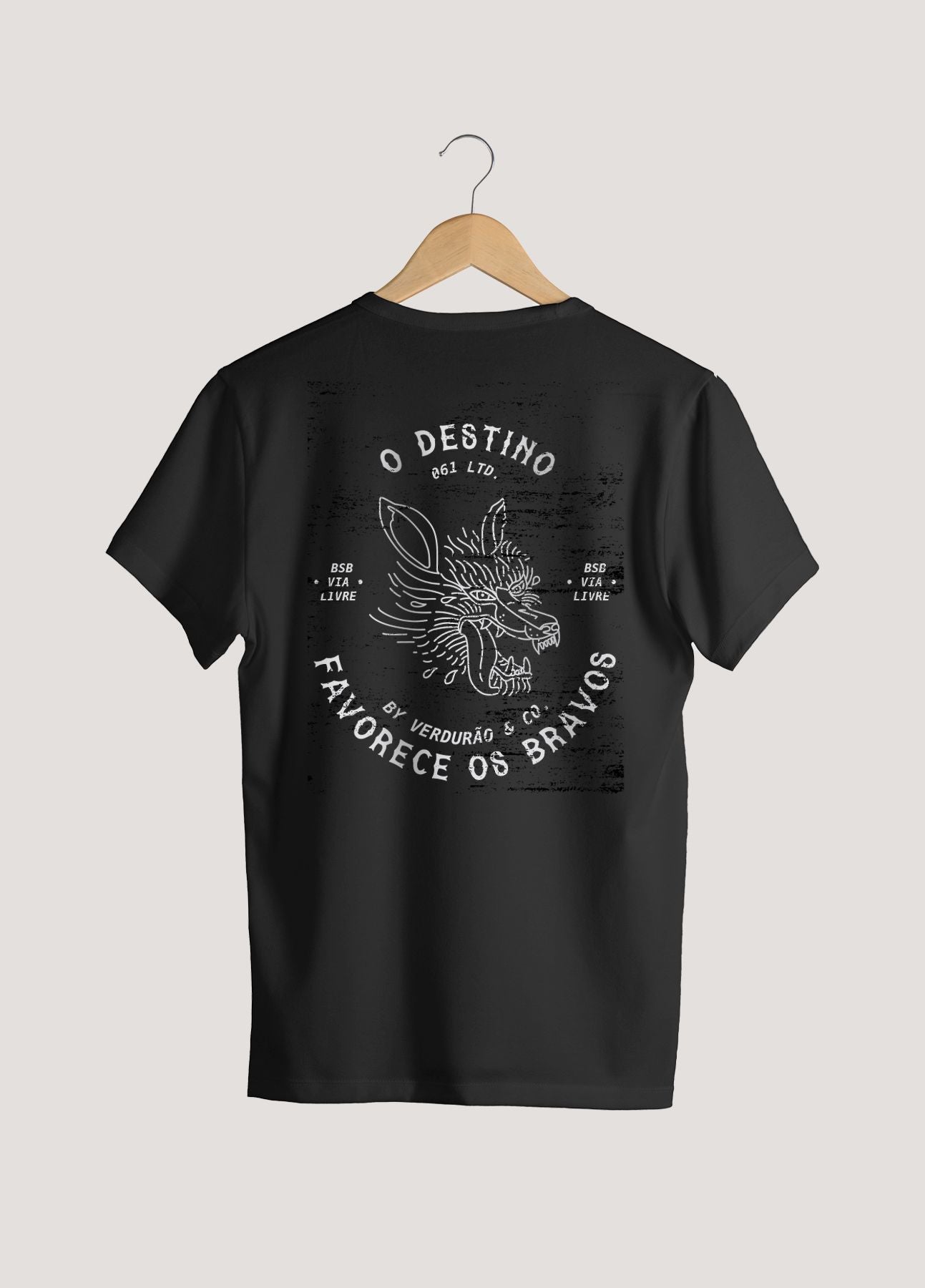 Camiseta Tradicional Algodão O Destino Unissex