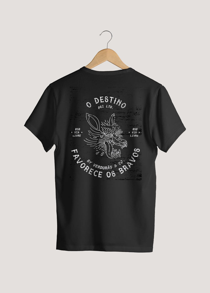 Camiseta Tradicional Algodão O Destino Unissex