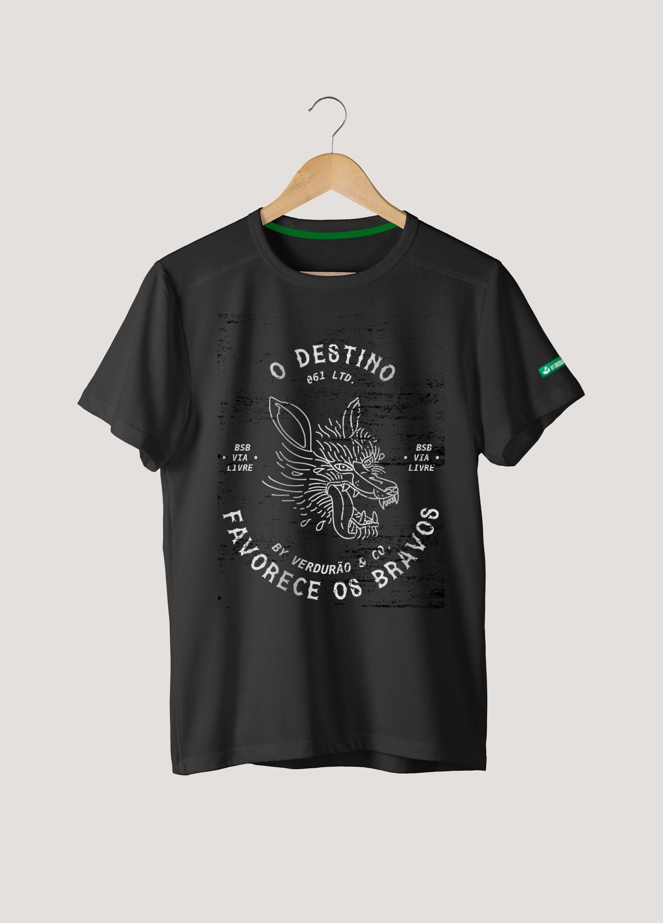 Camiseta Tradicional Algodão O Destino Unissex