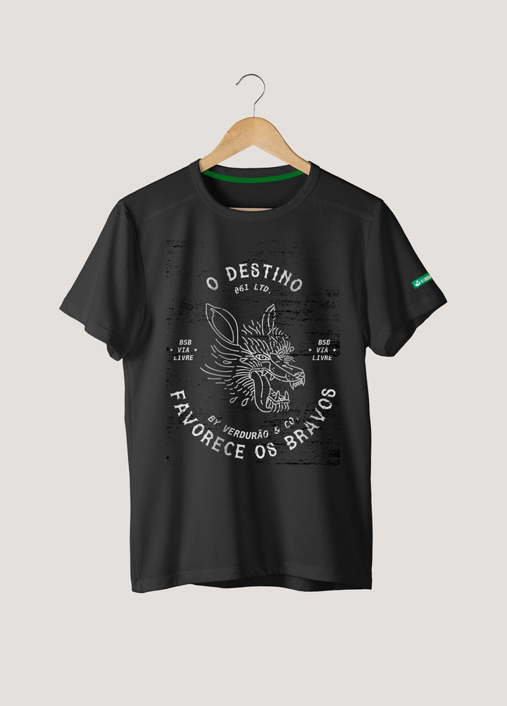 Camiseta Tradicional Algodão O Destino Unissex
