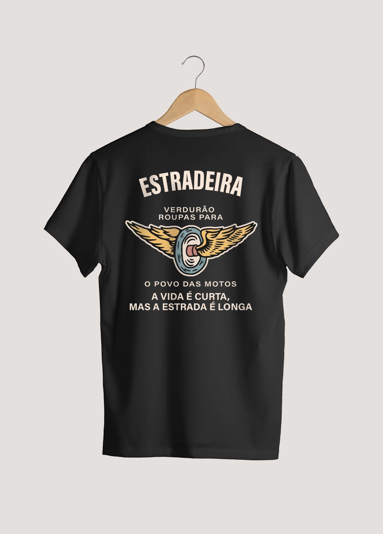 Camiseta Tradicional Algodão Roda Asas Unissex