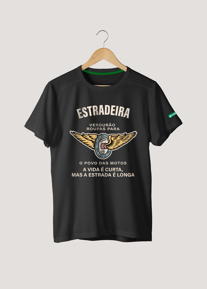 Camiseta Tradicional Algodão Roda Asas Unissex