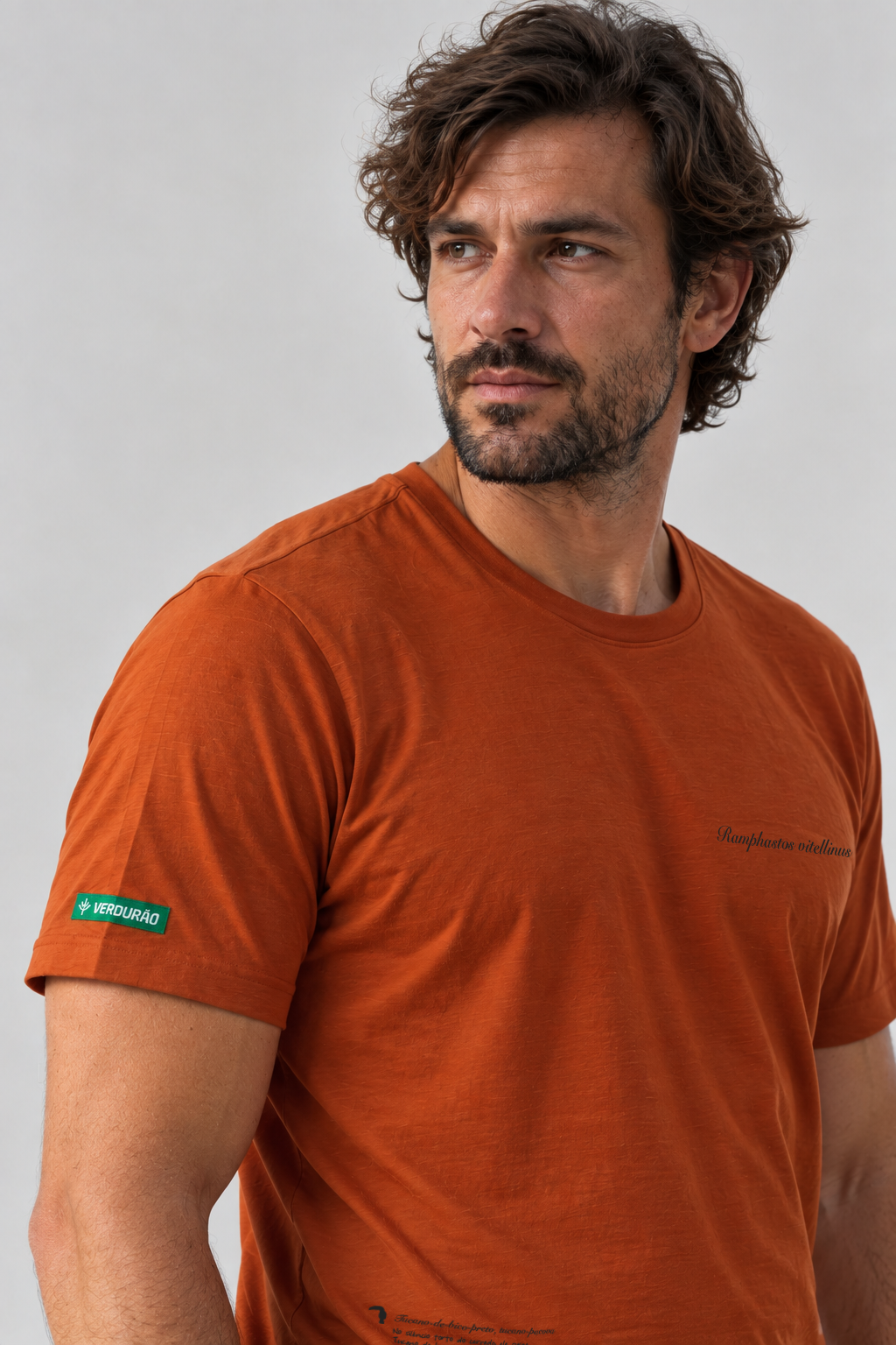 Camiseta Tradicional Algodão Tucano do Bico Preto Unissex