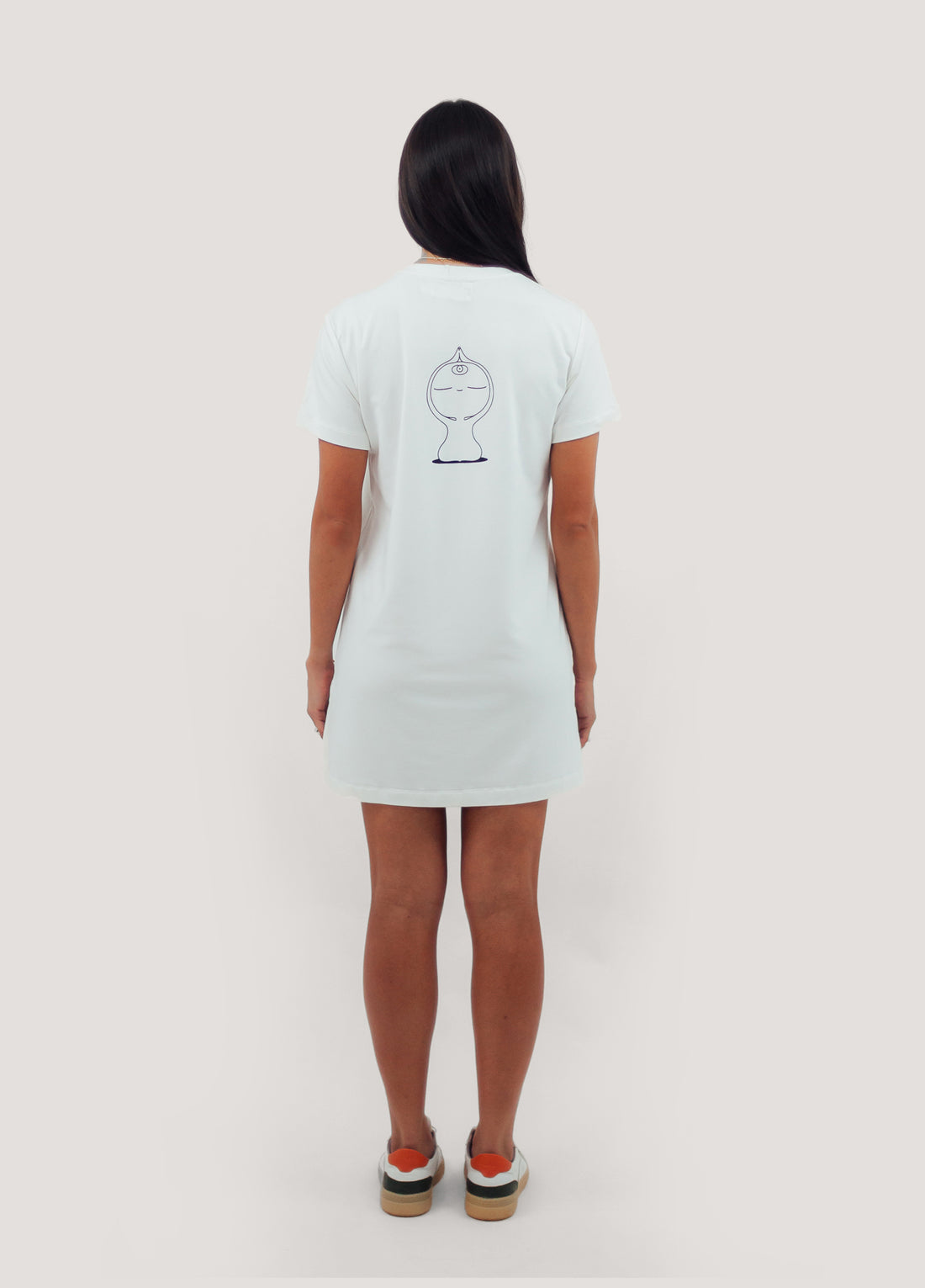 Vestido Curto Moletom Gurulino Olho