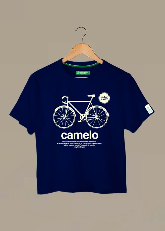 Camiseta Tradicional Algodão Camelo Verdurinha
