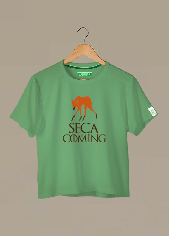 Camiseta Tradicional Algodão Seca Is Coming Verdurinha