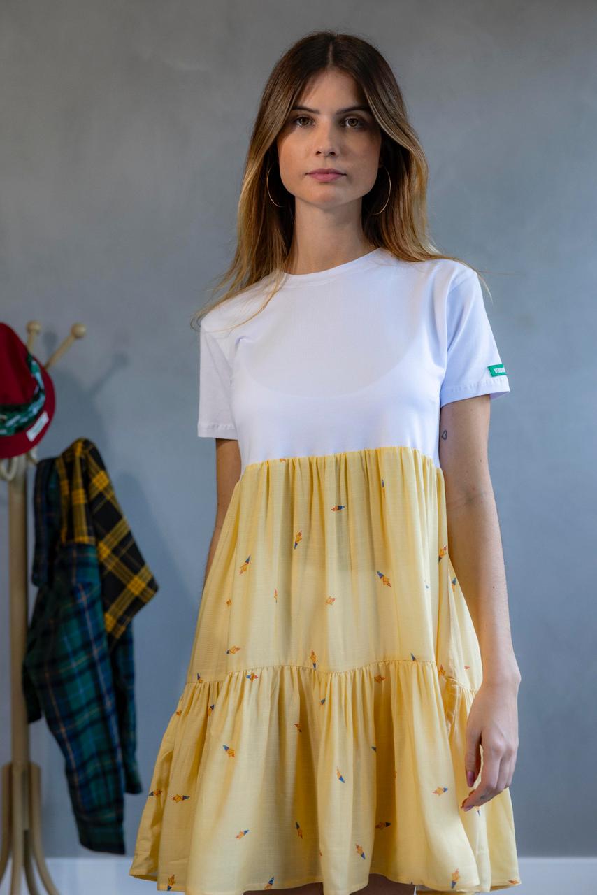 VESTIDO BABADO REEXISTENCIA | CHUVA