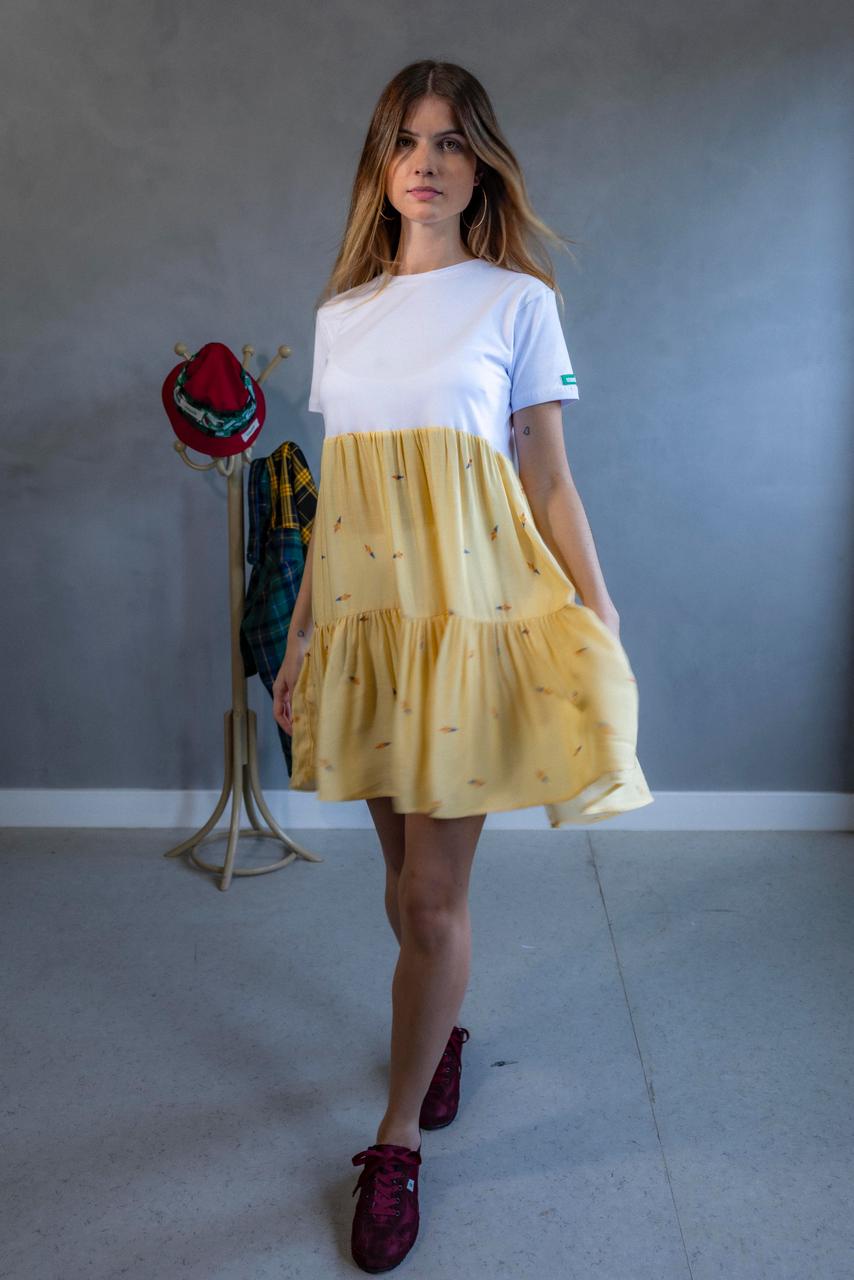 VESTIDO BABADO REEXISTENCIA | CHUVA