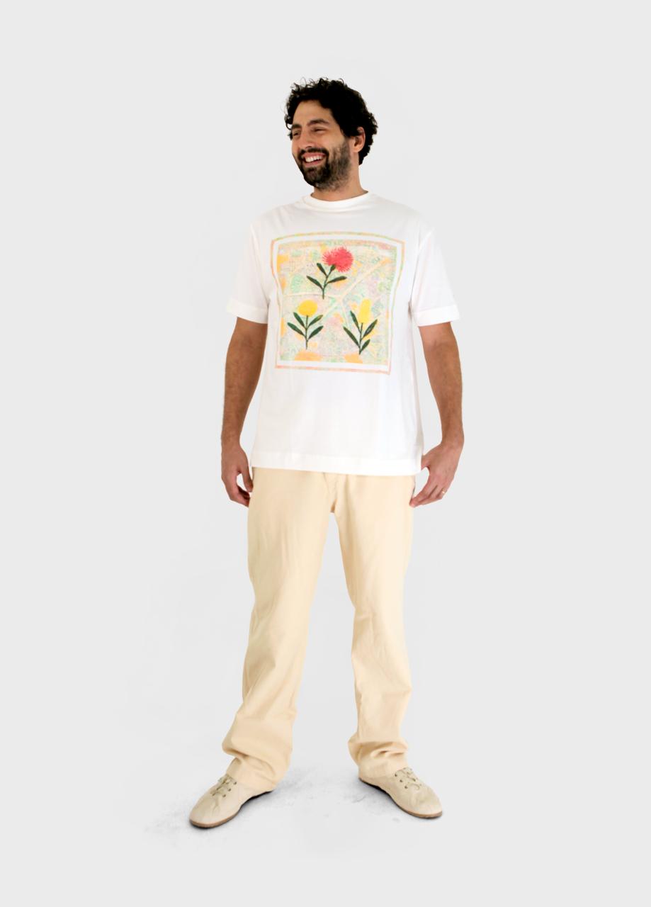 Camiseta Tradicional Algodão Bordado Unissex