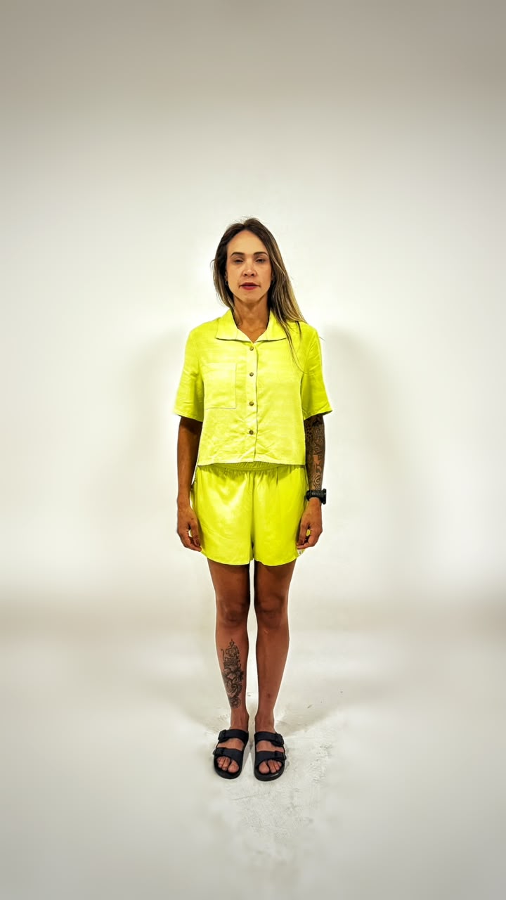 CROPPED CAMISA LISA