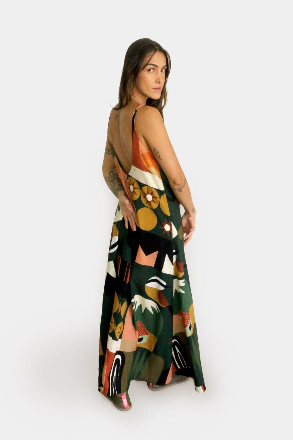 VESTIDO LONGO - MORADA